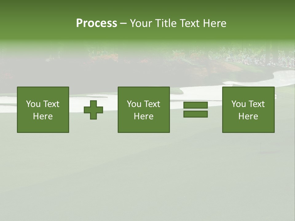 Masters. Fairway At Augusta PowerPoint Template