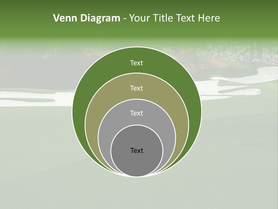 Masters. Fairway At Augusta PowerPoint Template