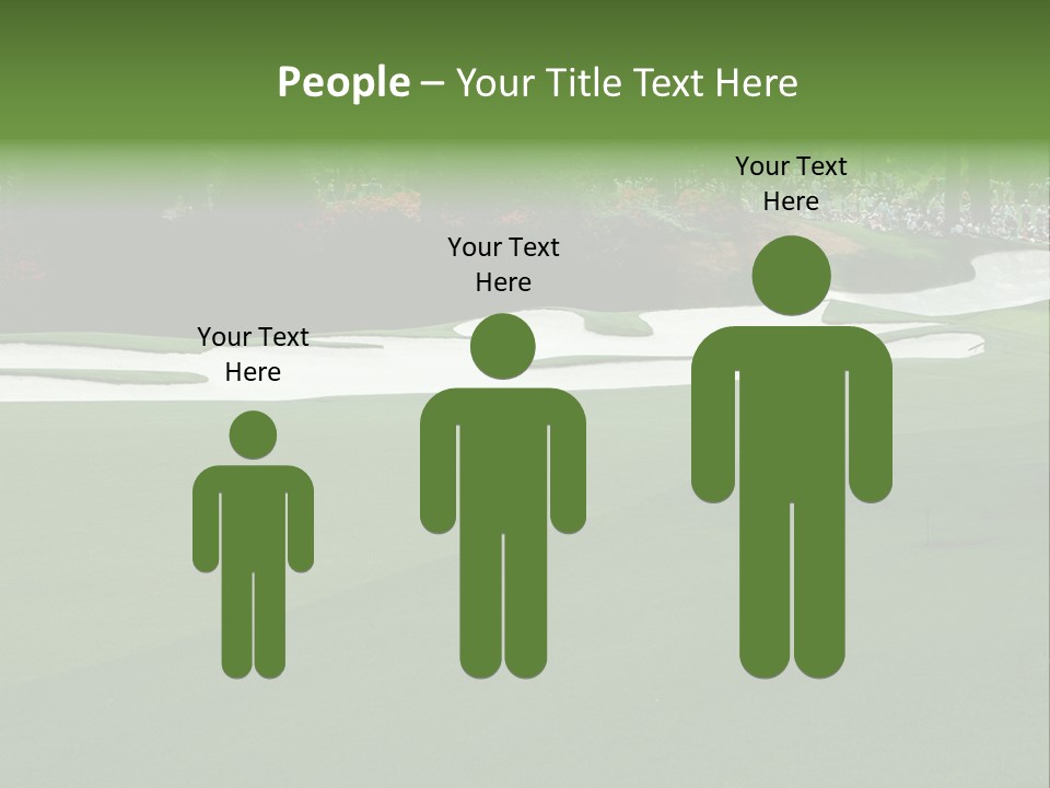 Masters. Fairway At Augusta PowerPoint Template