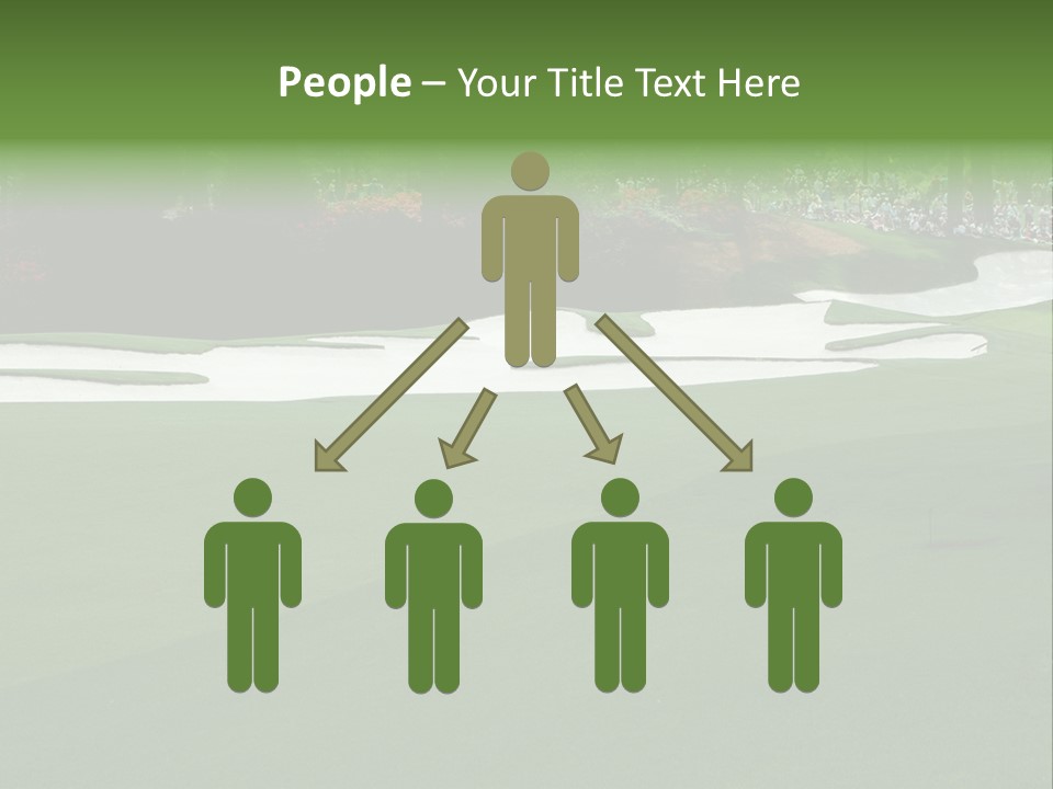 Masters. Fairway At Augusta PowerPoint Template