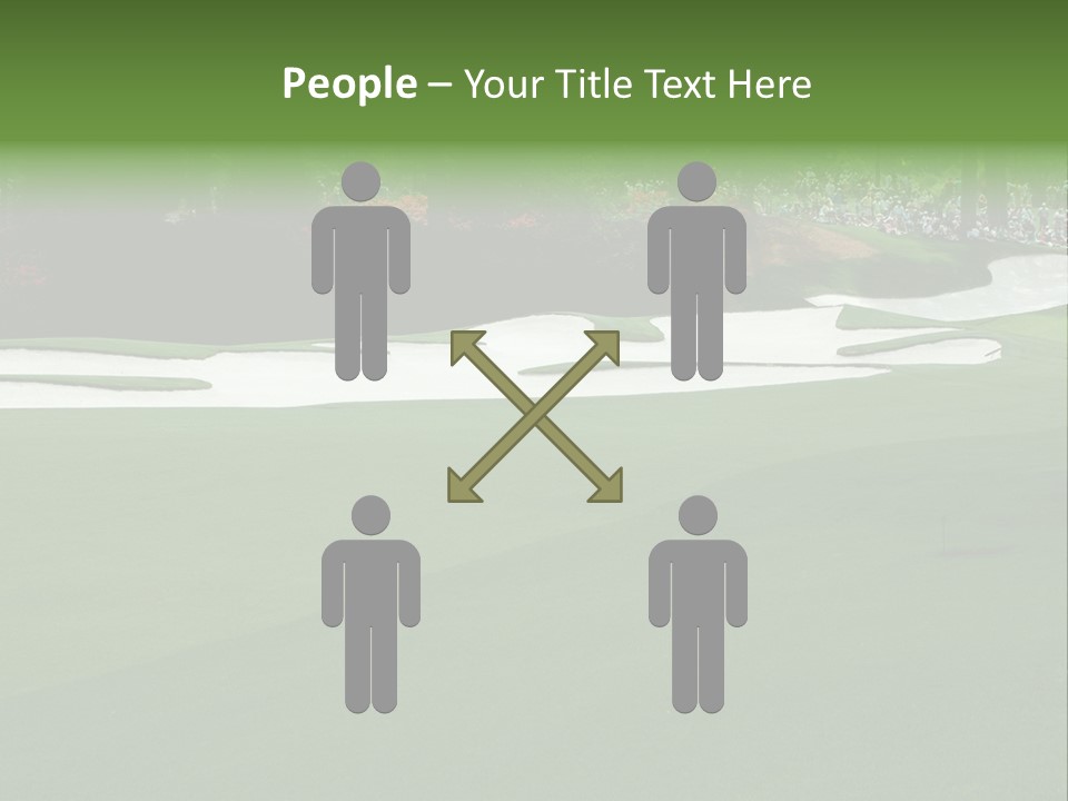 Masters. Fairway At Augusta PowerPoint Template