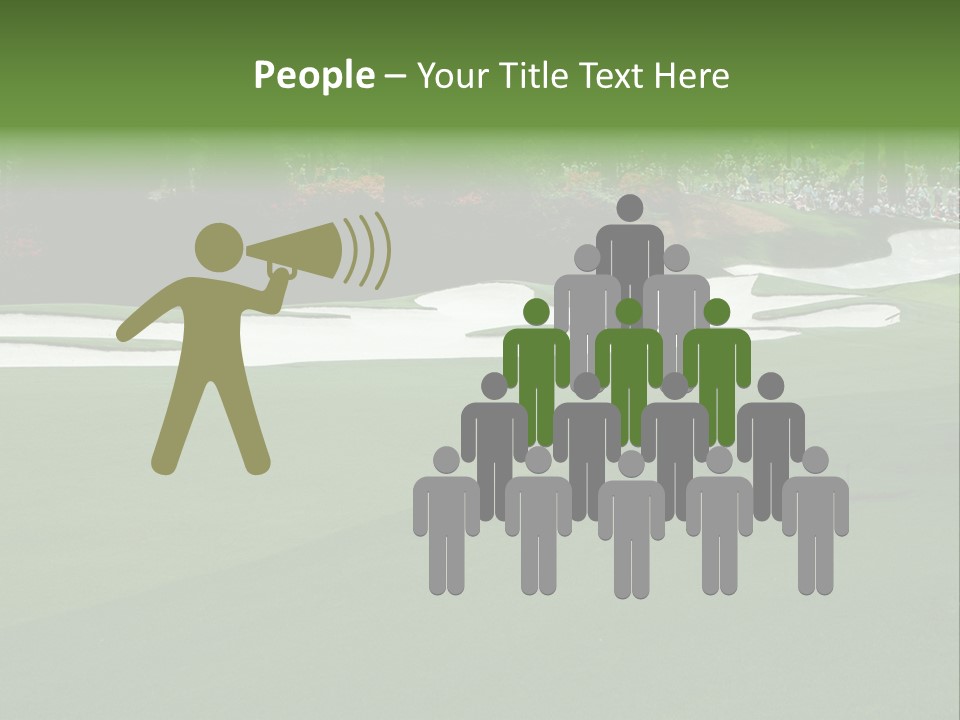 Masters. Fairway At Augusta PowerPoint Template