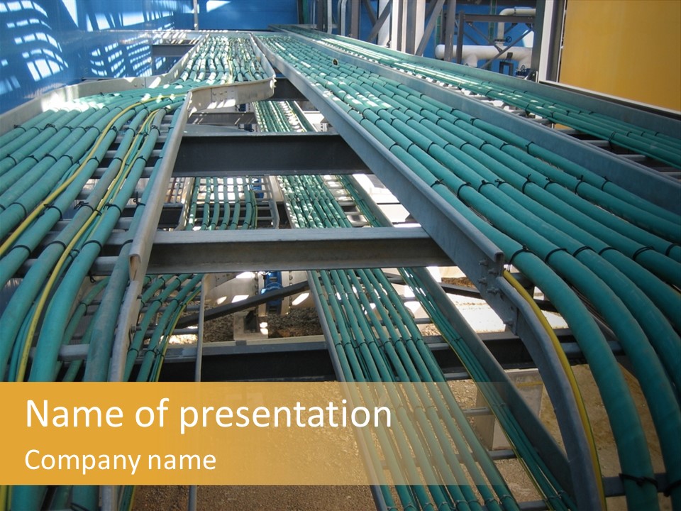 Cable Trays / Ladder PowerPoint Template