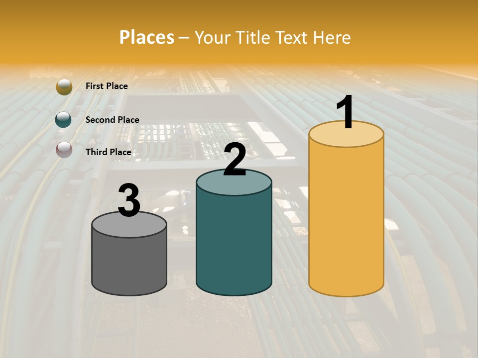Cable Trays / Ladder PowerPoint Template