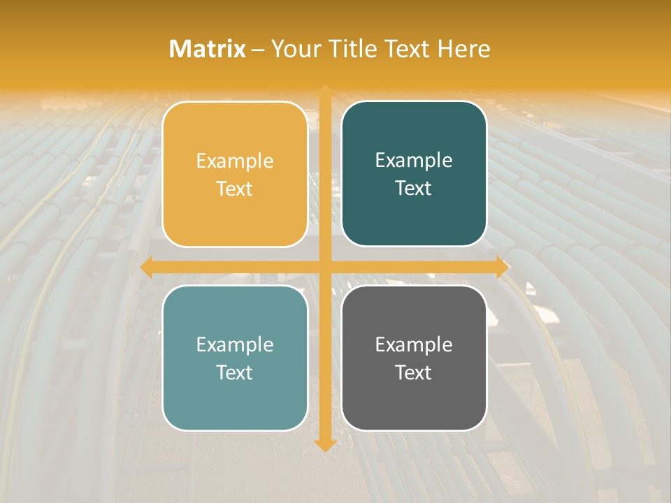 Cable Trays / Ladder PowerPoint Template