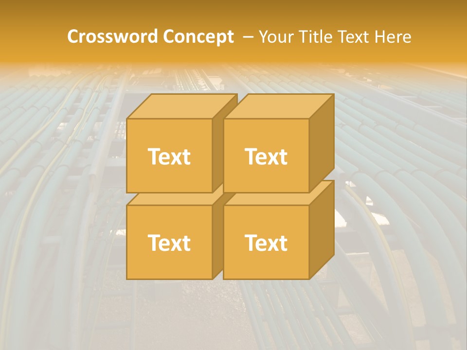 Cable Trays / Ladder PowerPoint Template