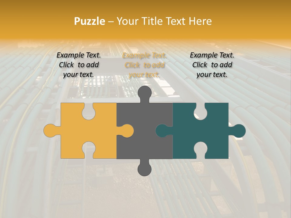 Cable Trays / Ladder PowerPoint Template