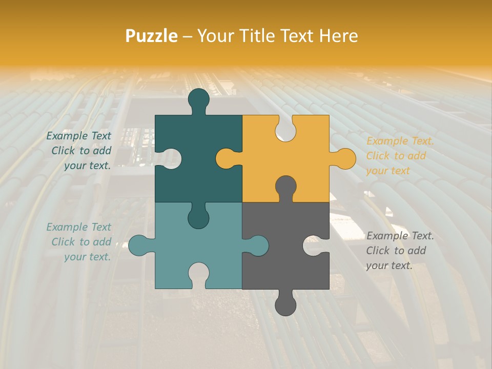 Cable Trays / Ladder PowerPoint Template