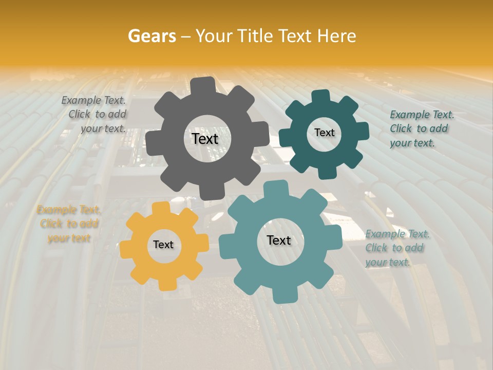 Cable Trays / Ladder PowerPoint Template