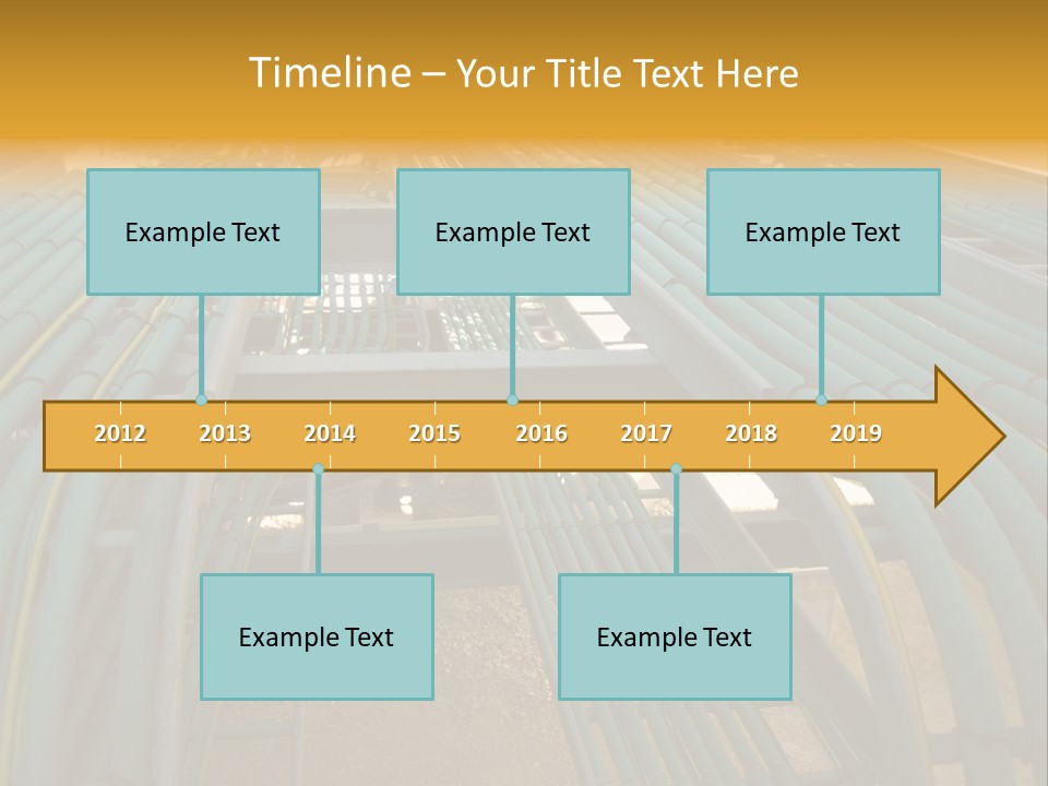 Cable Trays / Ladder PowerPoint Template