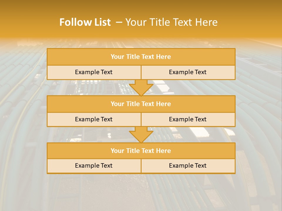 Cable Trays / Ladder PowerPoint Template