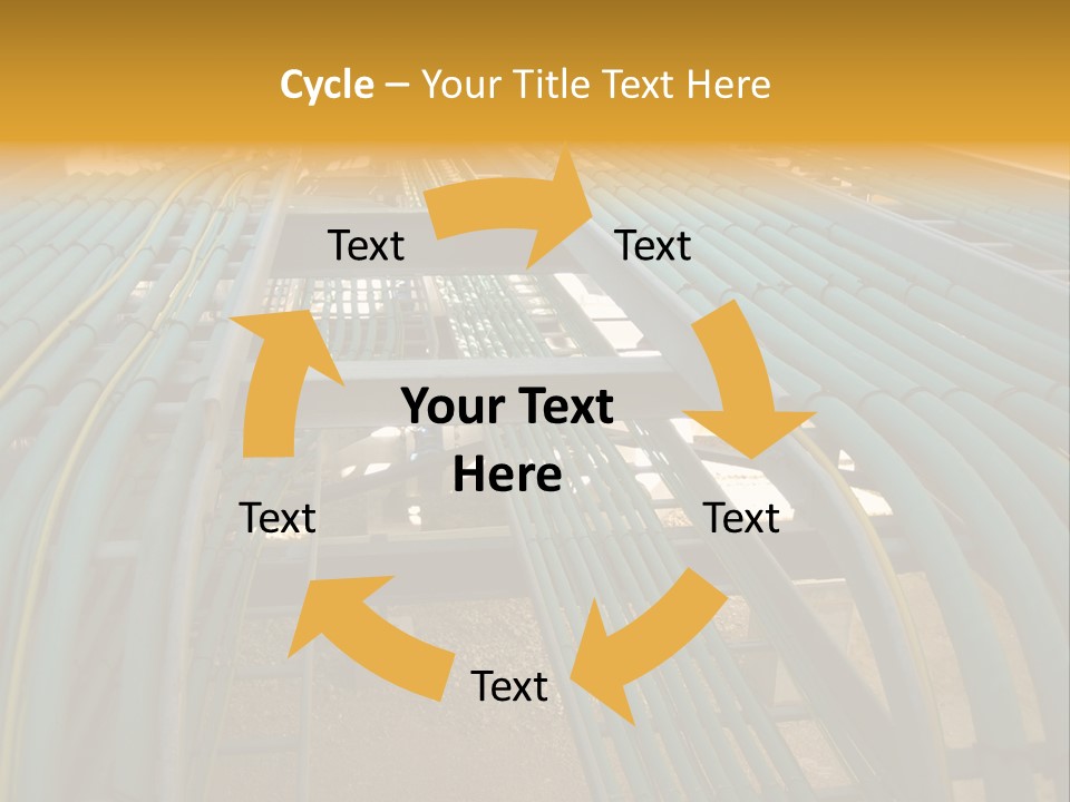 Cable Trays / Ladder PowerPoint Template