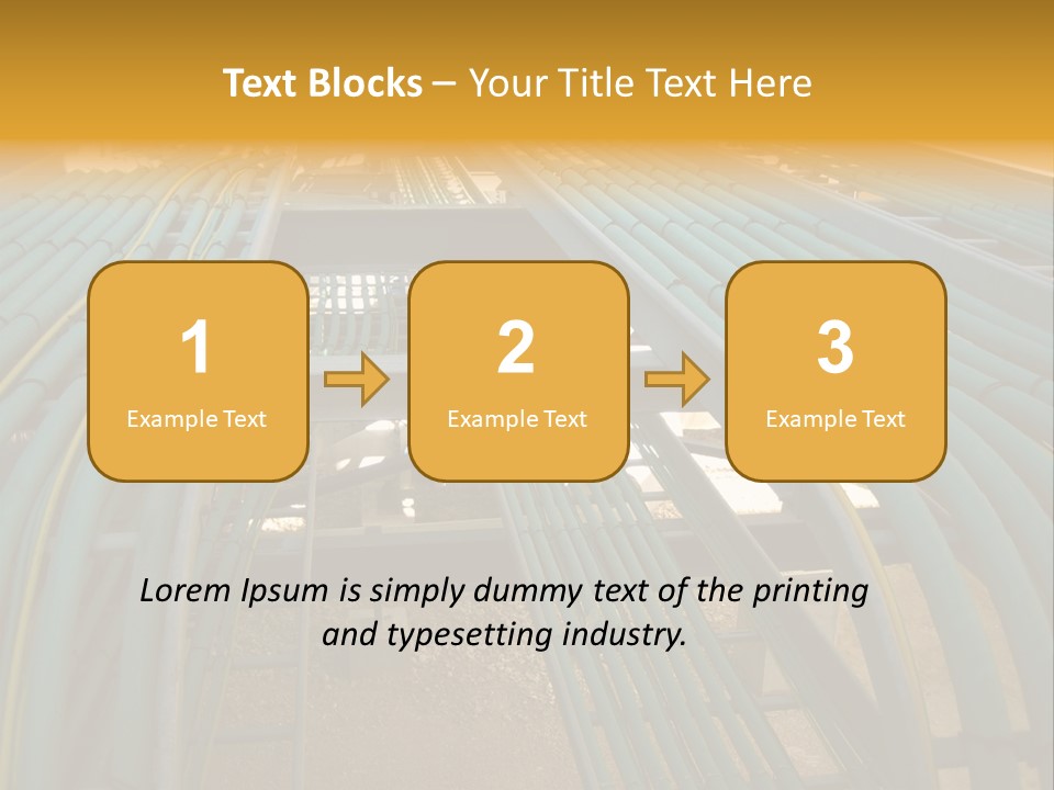 Cable Trays / Ladder PowerPoint Template