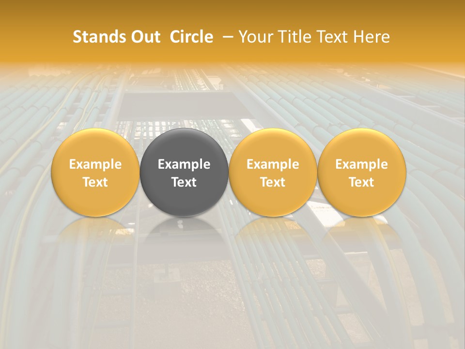 Cable Trays / Ladder PowerPoint Template