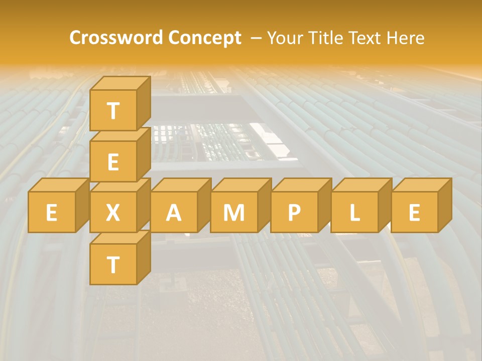 Cable Trays / Ladder PowerPoint Template