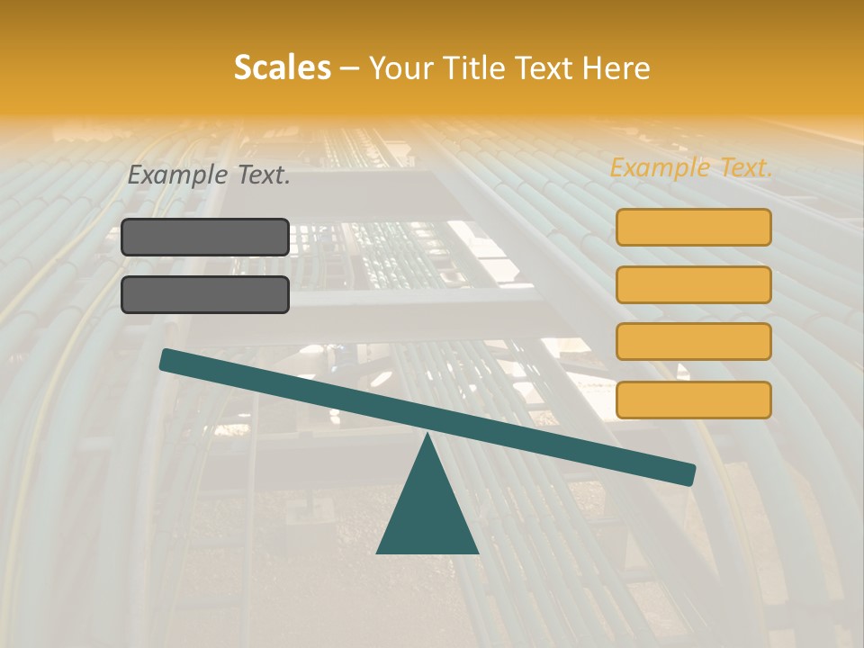 Cable Trays / Ladder PowerPoint Template