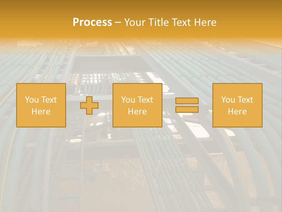 Cable Trays / Ladder PowerPoint Template