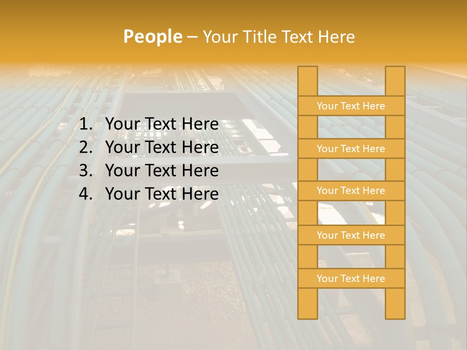 Cable Trays / Ladder PowerPoint Template