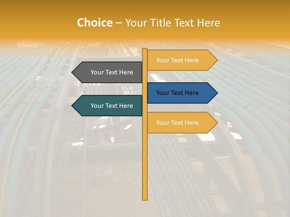 Cable Trays / Ladder PowerPoint Template