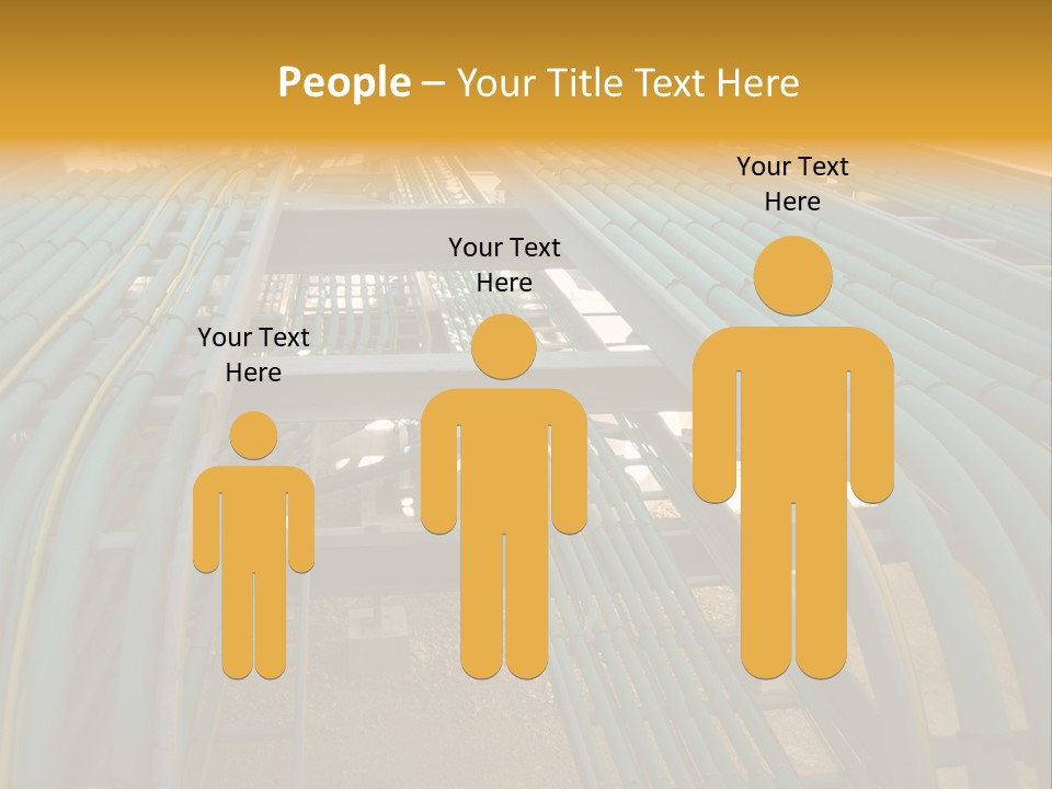 Cable Trays / Ladder PowerPoint Template