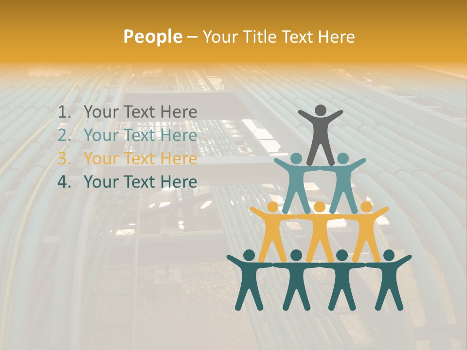 Cable Trays / Ladder PowerPoint Template