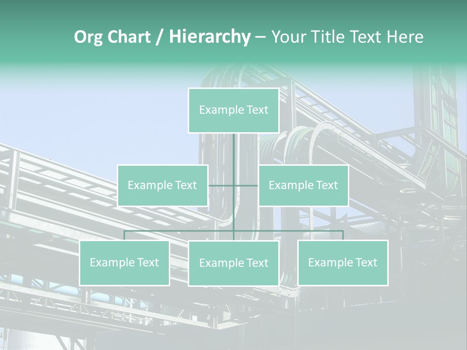Cable Trays - Nice Archs And Factory Work PowerPoint Template