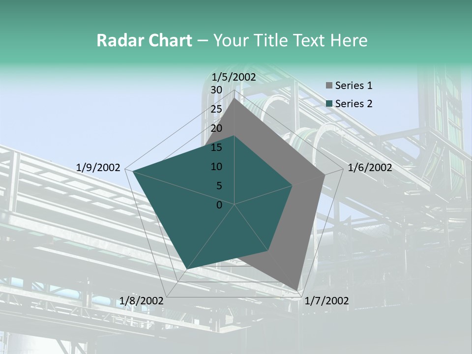 Cable Trays - Nice Archs And Factory Work PowerPoint Template