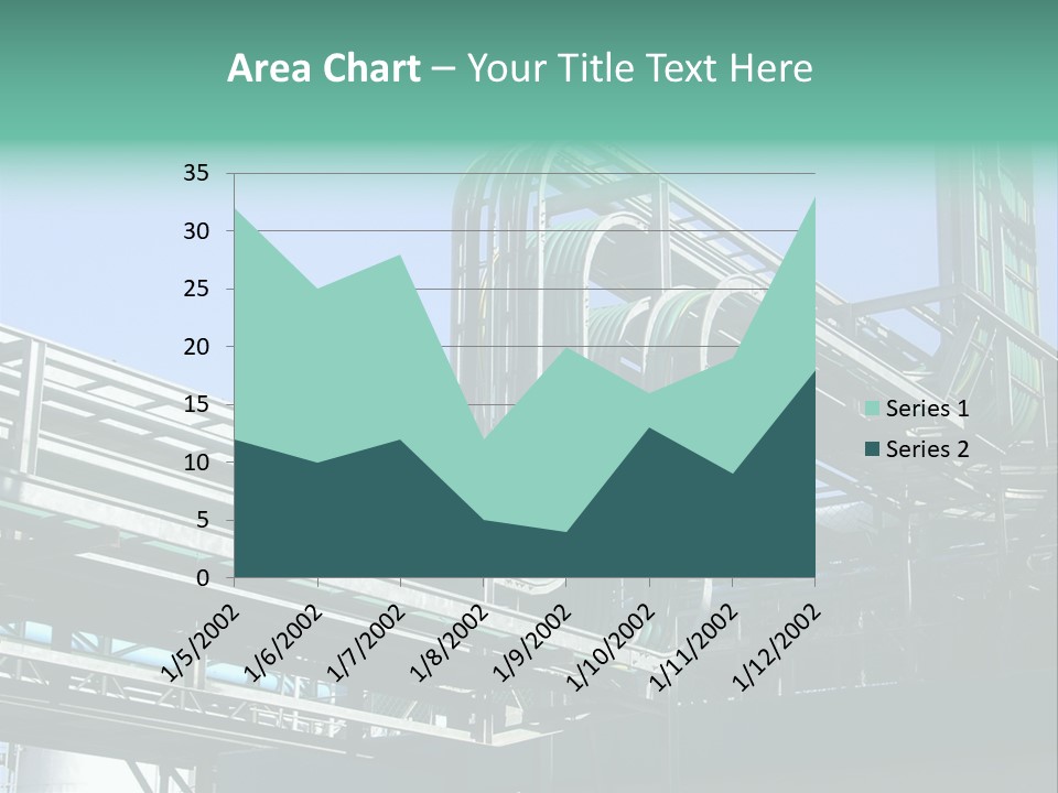 Cable Trays - Nice Archs And Factory Work PowerPoint Template