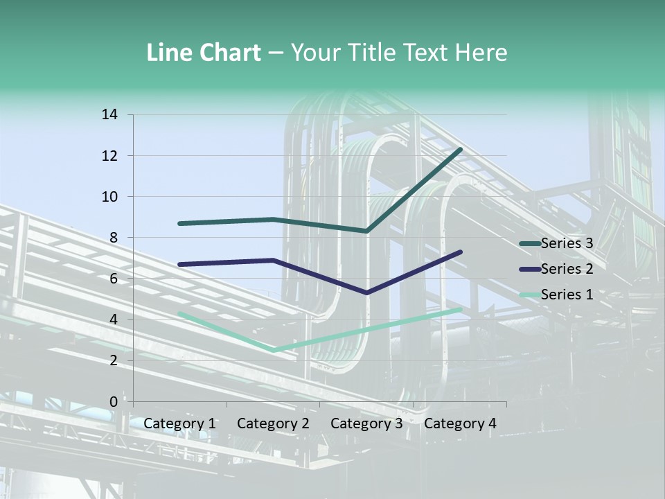 Cable Trays - Nice Archs And Factory Work PowerPoint Template