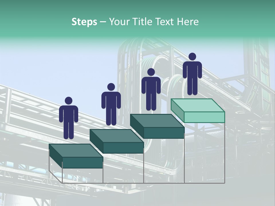 Cable Trays - Nice Archs And Factory Work PowerPoint Template