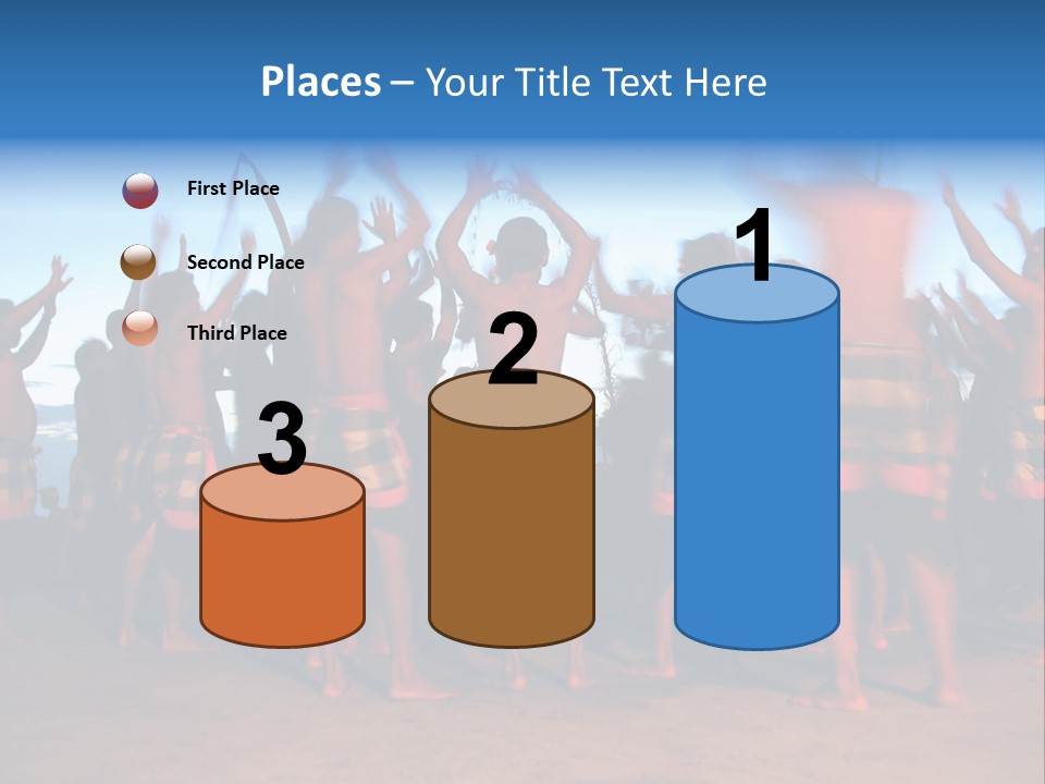 Kecak Dance, Bali, Indonesia (Fire Dance) PowerPoint Template