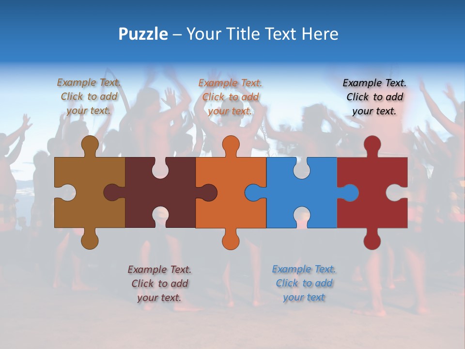 Kecak Dance, Bali, Indonesia (Fire Dance) PowerPoint Template