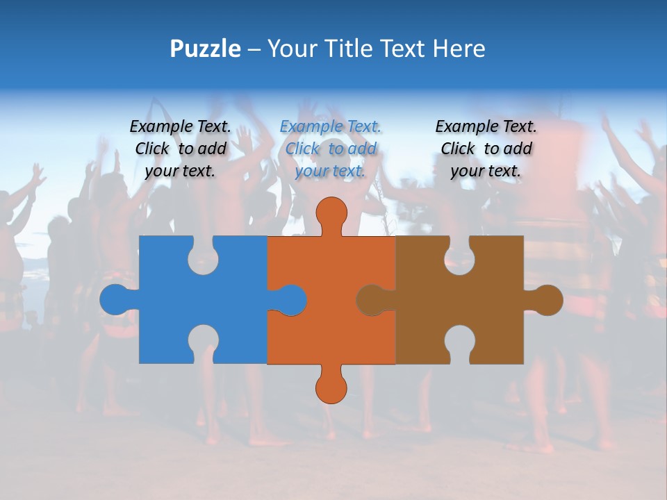 Kecak Dance, Bali, Indonesia (Fire Dance) PowerPoint Template