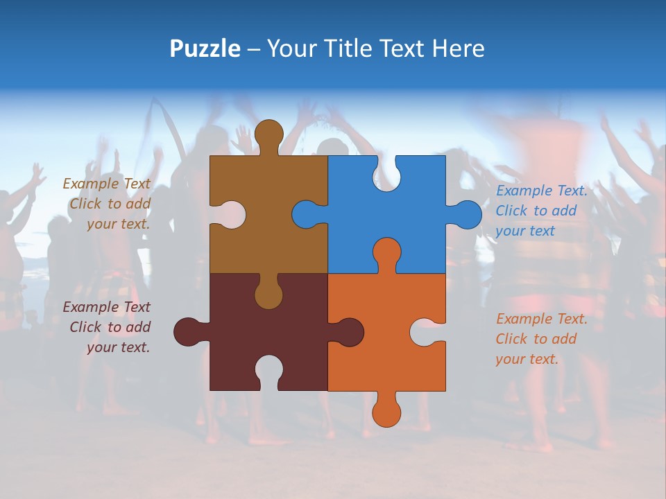 Kecak Dance, Bali, Indonesia (Fire Dance) PowerPoint Template