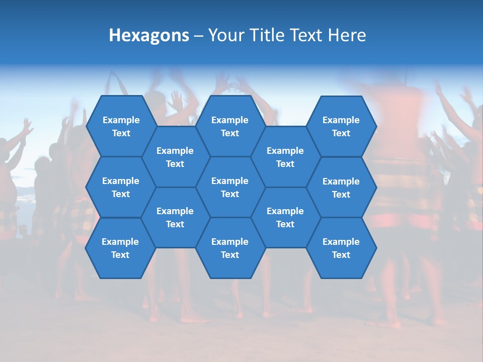 Kecak Dance, Bali, Indonesia (Fire Dance) PowerPoint Template