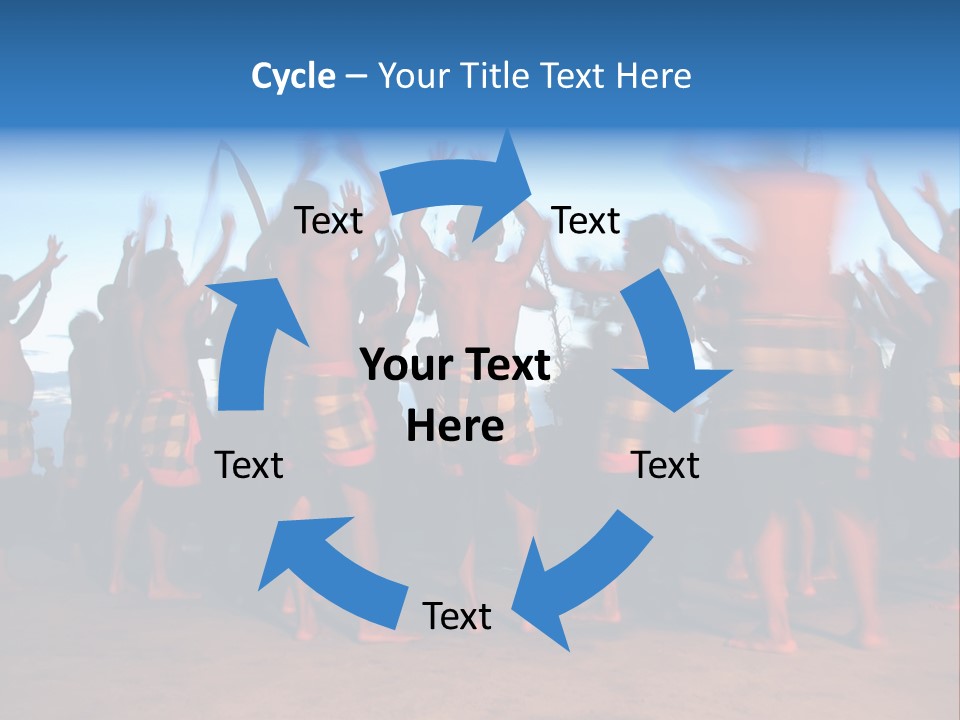 Kecak Dance, Bali, Indonesia (Fire Dance) PowerPoint Template