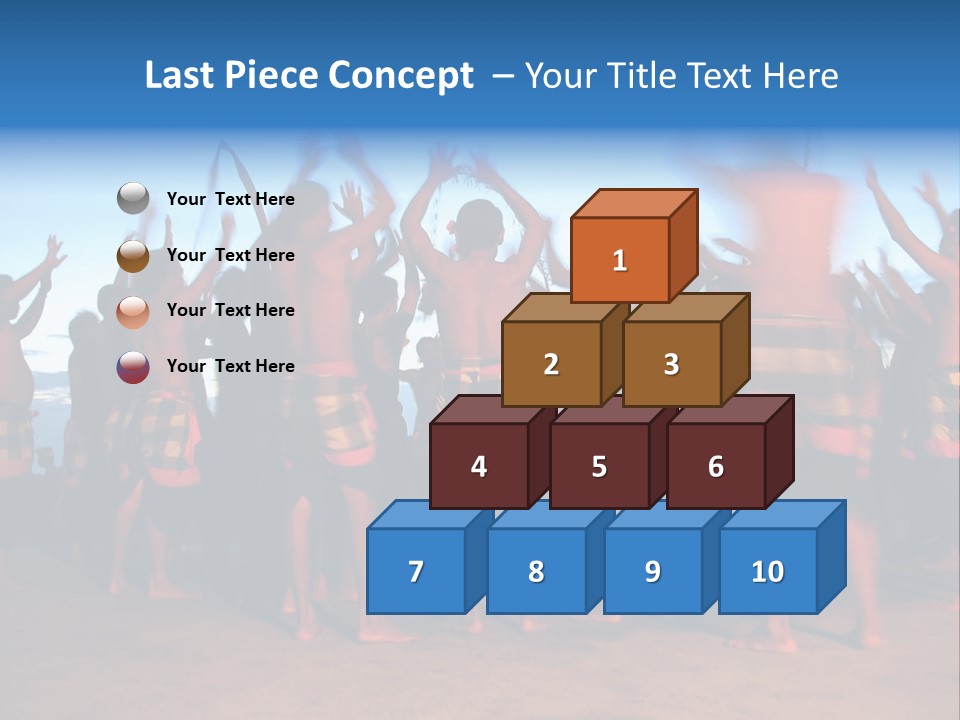 Kecak Dance, Bali, Indonesia (Fire Dance) PowerPoint Template