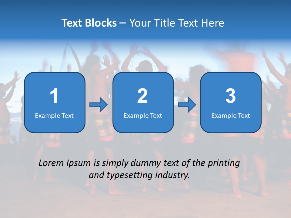 Kecak Dance, Bali, Indonesia (Fire Dance) PowerPoint Template