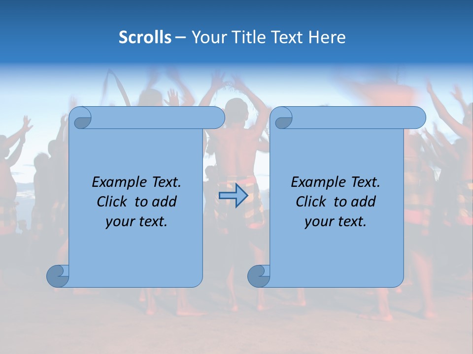 Kecak Dance, Bali, Indonesia (Fire Dance) PowerPoint Template