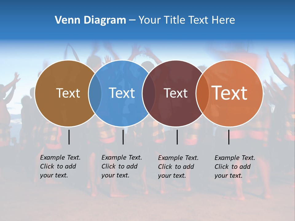 Kecak Dance, Bali, Indonesia (Fire Dance) PowerPoint Template