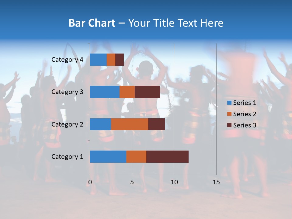 Kecak Dance, Bali, Indonesia (Fire Dance) PowerPoint Template