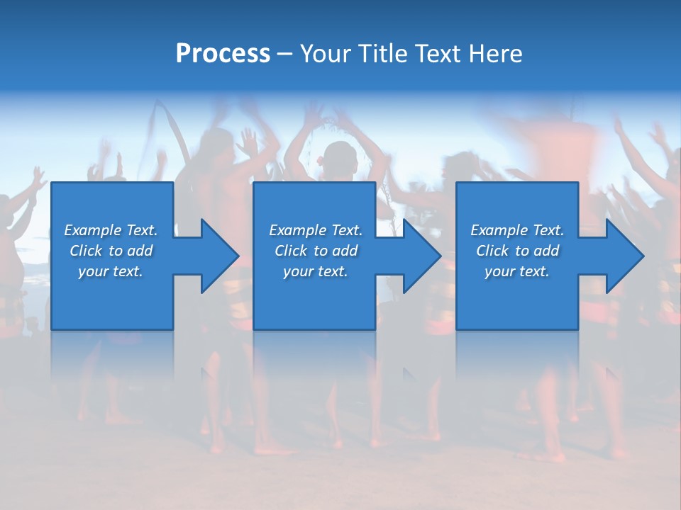 Kecak Dance, Bali, Indonesia (Fire Dance) PowerPoint Template