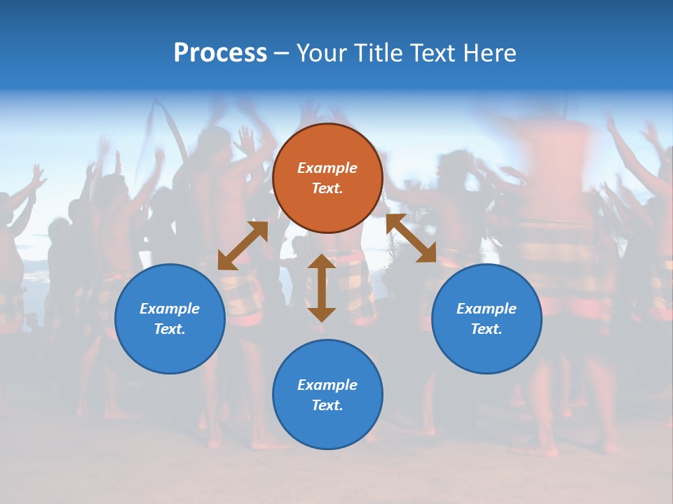 Kecak Dance, Bali, Indonesia (Fire Dance) PowerPoint Template