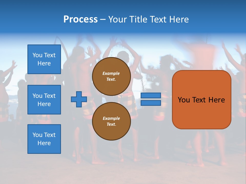 Kecak Dance, Bali, Indonesia (Fire Dance) PowerPoint Template