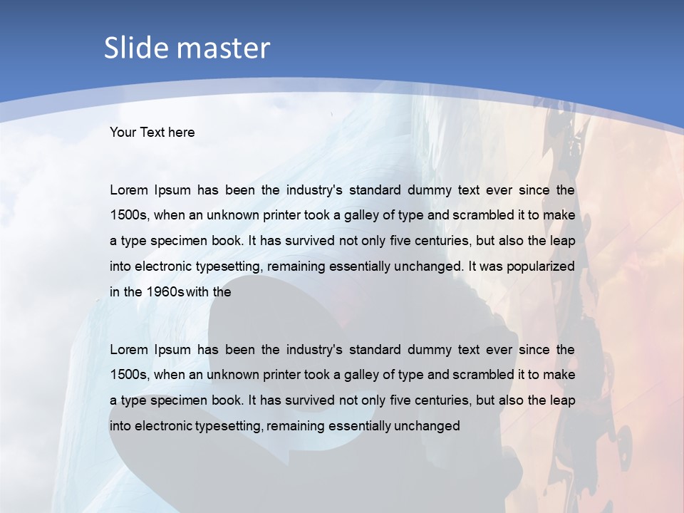 Monorail Going Through Emp Building In Seattle PowerPoint Template