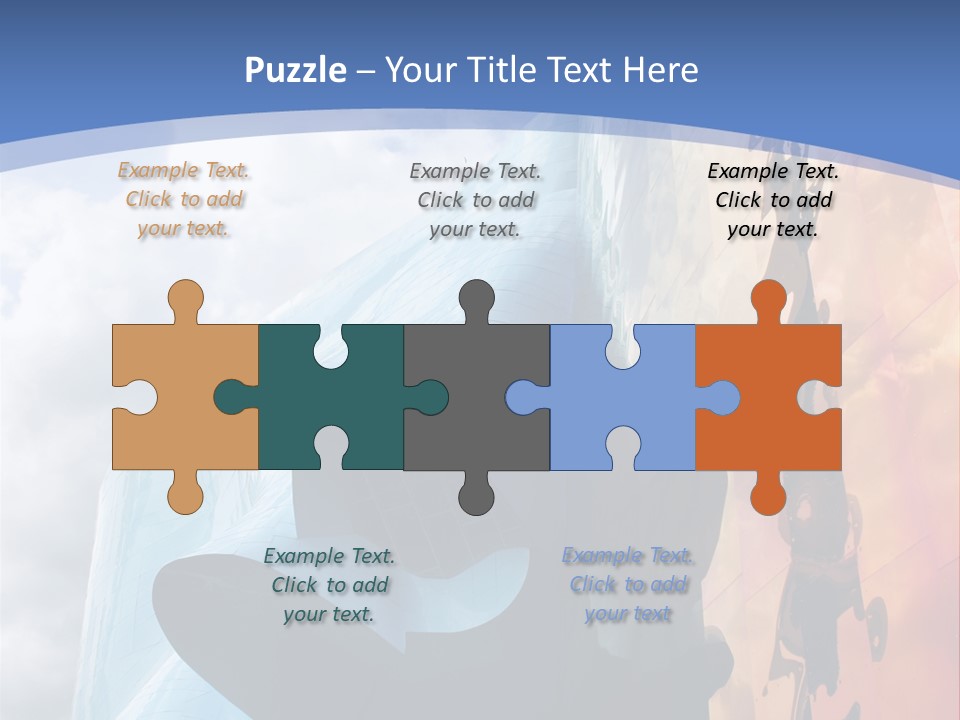 Monorail Going Through Emp Building In Seattle PowerPoint Template