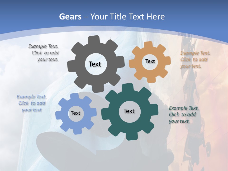 Monorail Going Through Emp Building In Seattle PowerPoint Template