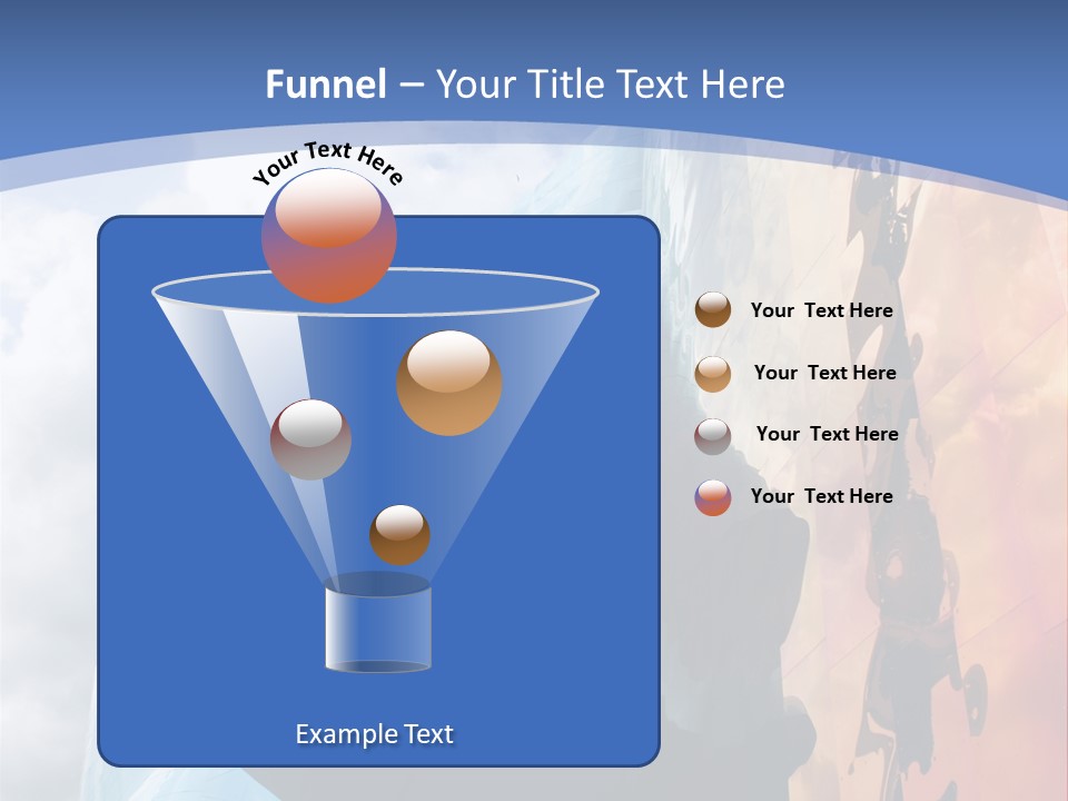 Monorail Going Through Emp Building In Seattle PowerPoint Template