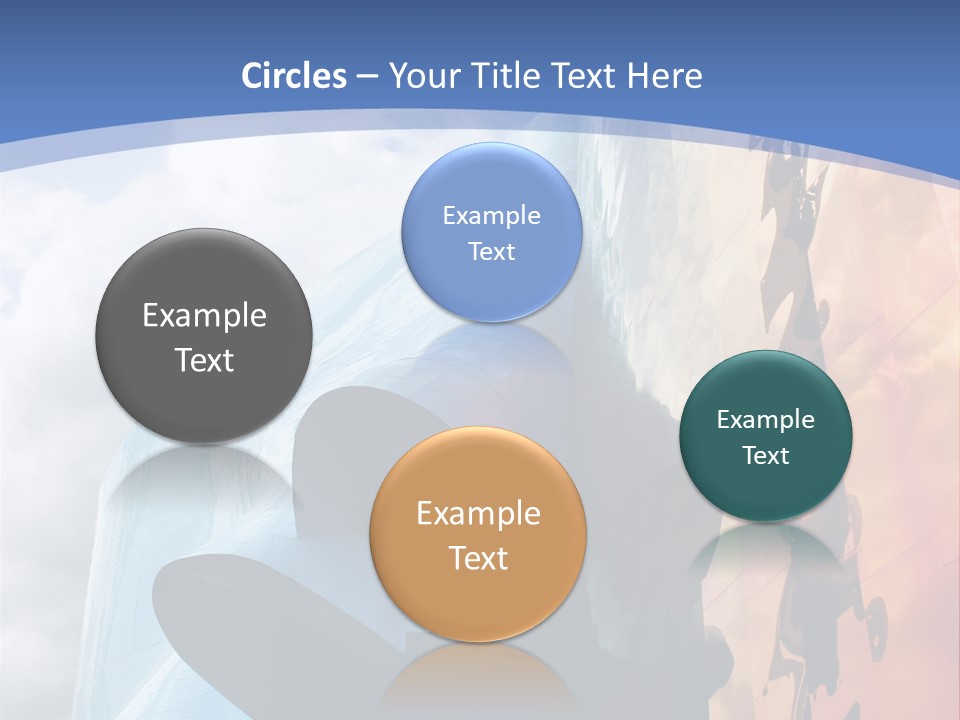 Monorail Going Through Emp Building In Seattle PowerPoint Template