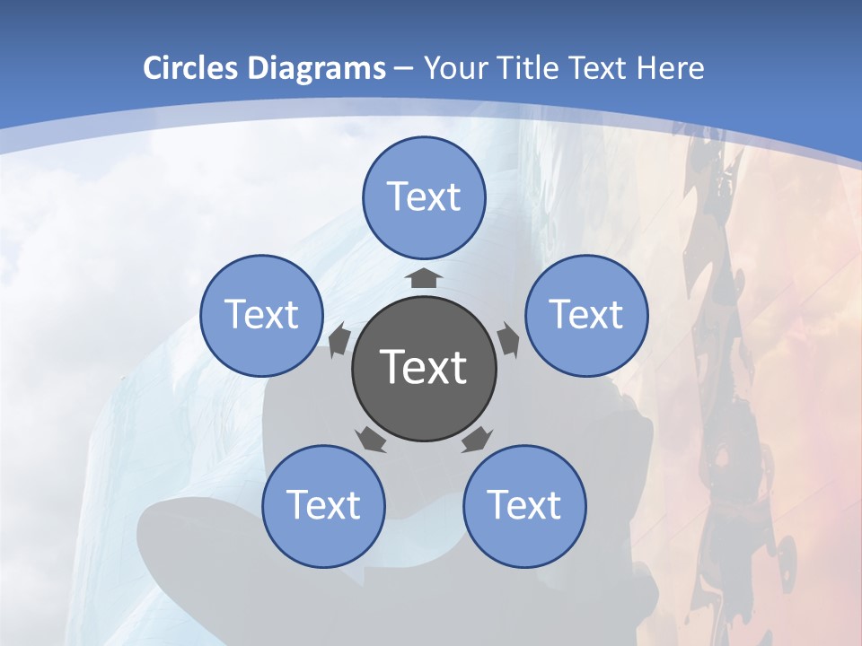 Monorail Going Through Emp Building In Seattle PowerPoint Template